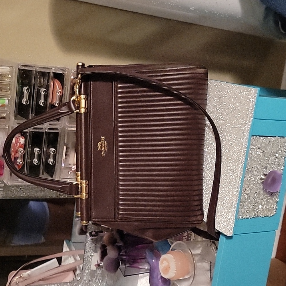 Quilted Coach purse